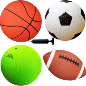 Apple Round 4-Pack Sports Balls